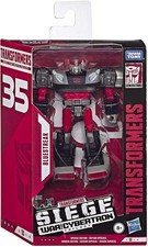 Transformers WFC Siege Deluxe 35th Anniversary Bluestreak  3 Weapons