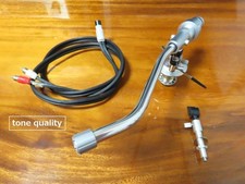 Denon DA-305 S-Shaped Static Balance Tonearm Used Japan Phono Cable Excellent