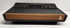 Atari 2600 CX-2600A Woodgrain 4 Switch Video Game Console ONLY - Tested Working