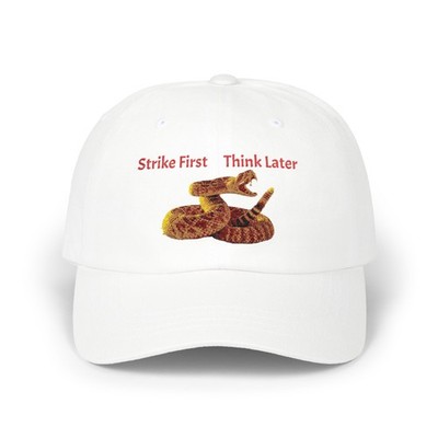 Rattlesnake ''Strike First Think Later'' Dad Cap