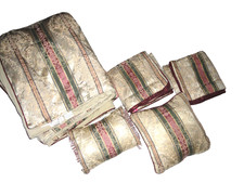 Cenefa Croscill Boston Tulane, Con Flecos, Estilo Old World, Medidas 39x22 Pulgadas, Multicolor, Sin Empaque Original