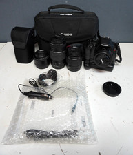 Canon EOS Rebel T6 Camera 35mm, 50mm, 18-55mm, 75-300mm Lenses Bundle w/ Bag