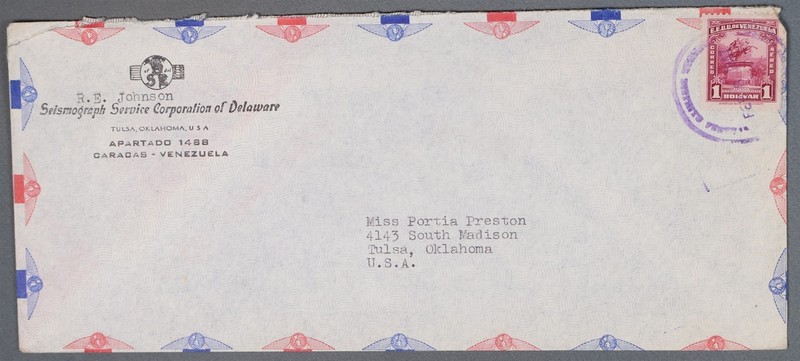 Mayfairstamps Venezuela 1940s Caracas to Tulsa OK Airmail cover cca_12243