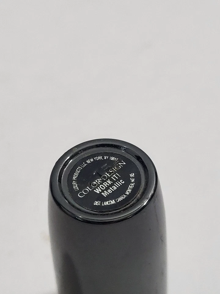 Lancome Color Design Lipstick WORK IT! Metallic Very Rare Discontinued HTF New - Image 4 of 4