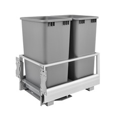 Rev-A-Shelf Double Pullout Kitchen Trash Can ...
