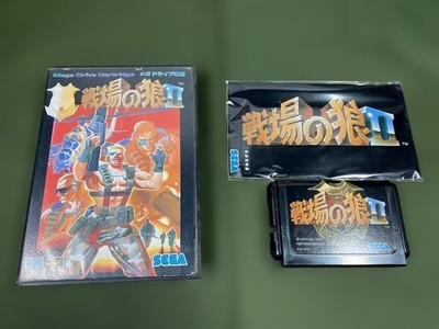 Senjo no Okami II 2 Mega Drive MD G-4051 SEGA 1991 w/ Box Manual Tested Used