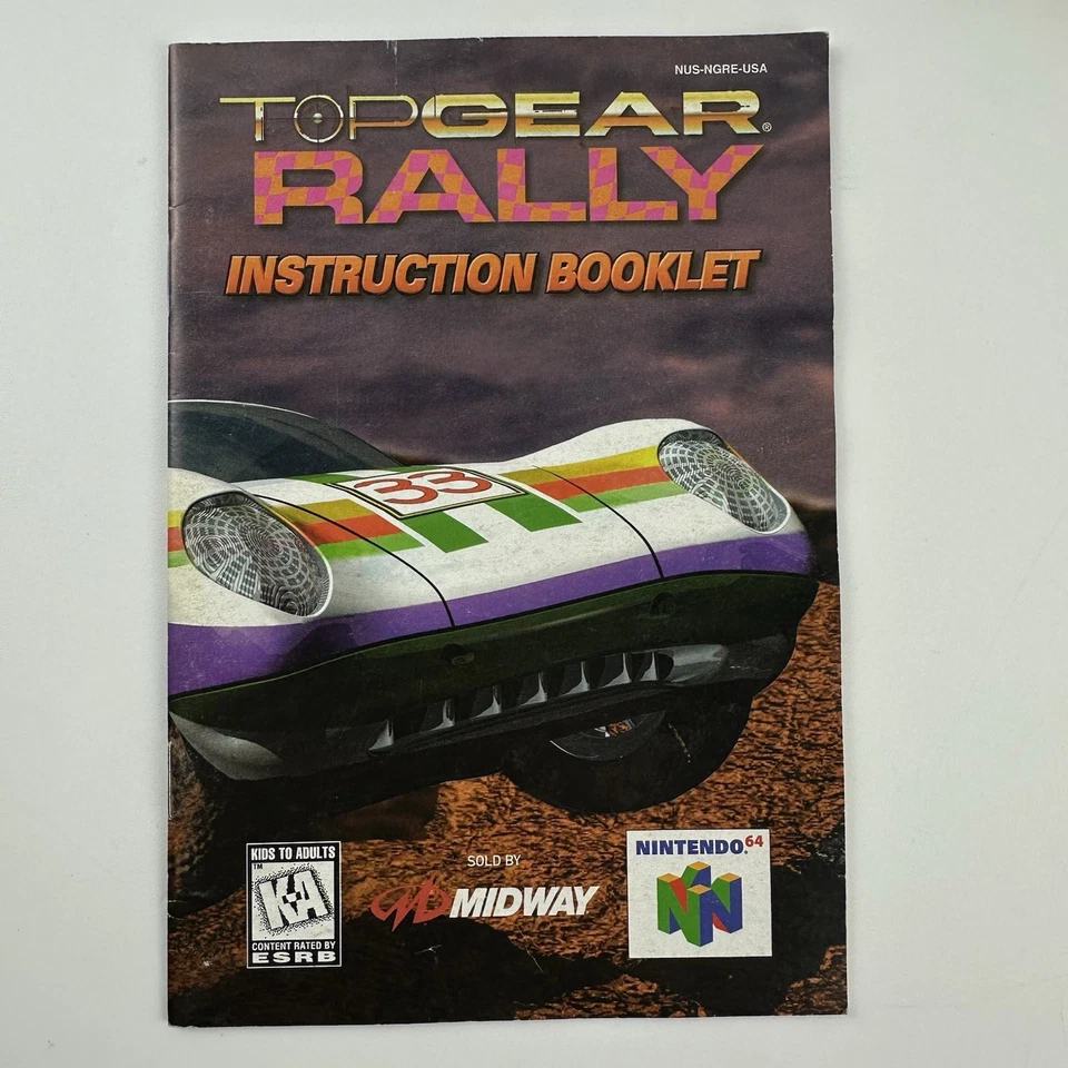 Nintendo 64 Game Top Gear Rally 1 & 2 CIB Tested Authentic Racing N64 Bundle - Image 2 of 4