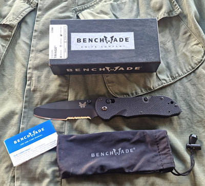 Benchmade 916SBK Triage Rettungsmesser schwarz N680 G-10 Axis-Lock NEU