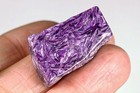 33.5Ct Nature Purple Fire Charoite Gemstone Facet Rough Specimen YCH176 — photo 2