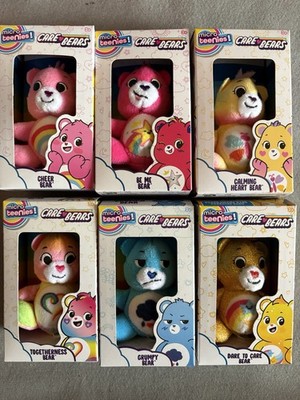 6 x Micro Teenies Care Bears (inkl. seltenem Gold Chase Bear) brandneue versiegelte Boxen!