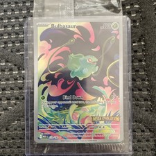 Pokemon Holofoil Bulbasaur 133/132 (Mega Evolution Stamped) 133/132 NEW SEALED