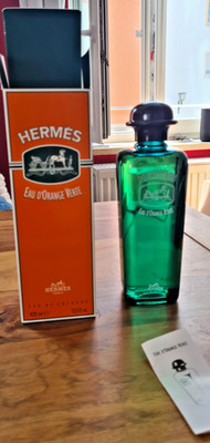 Hermès Eau d'Orange Verte 400 ml Vintage OVP unbenutzt altes Design Eau Cologne