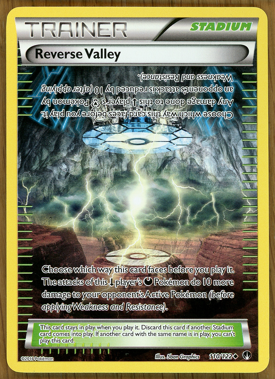 Reverse Valley - 110/122 ~ XY BreakPoint ~ Slight Play!!!
