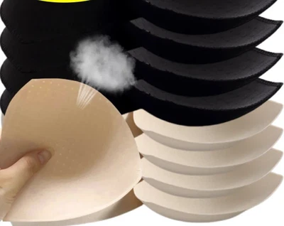 Soft Bra Pads Inserts Removable Push Up Enhancer Sports Bikini Swimsuit Cups UK - Image 1 of 4