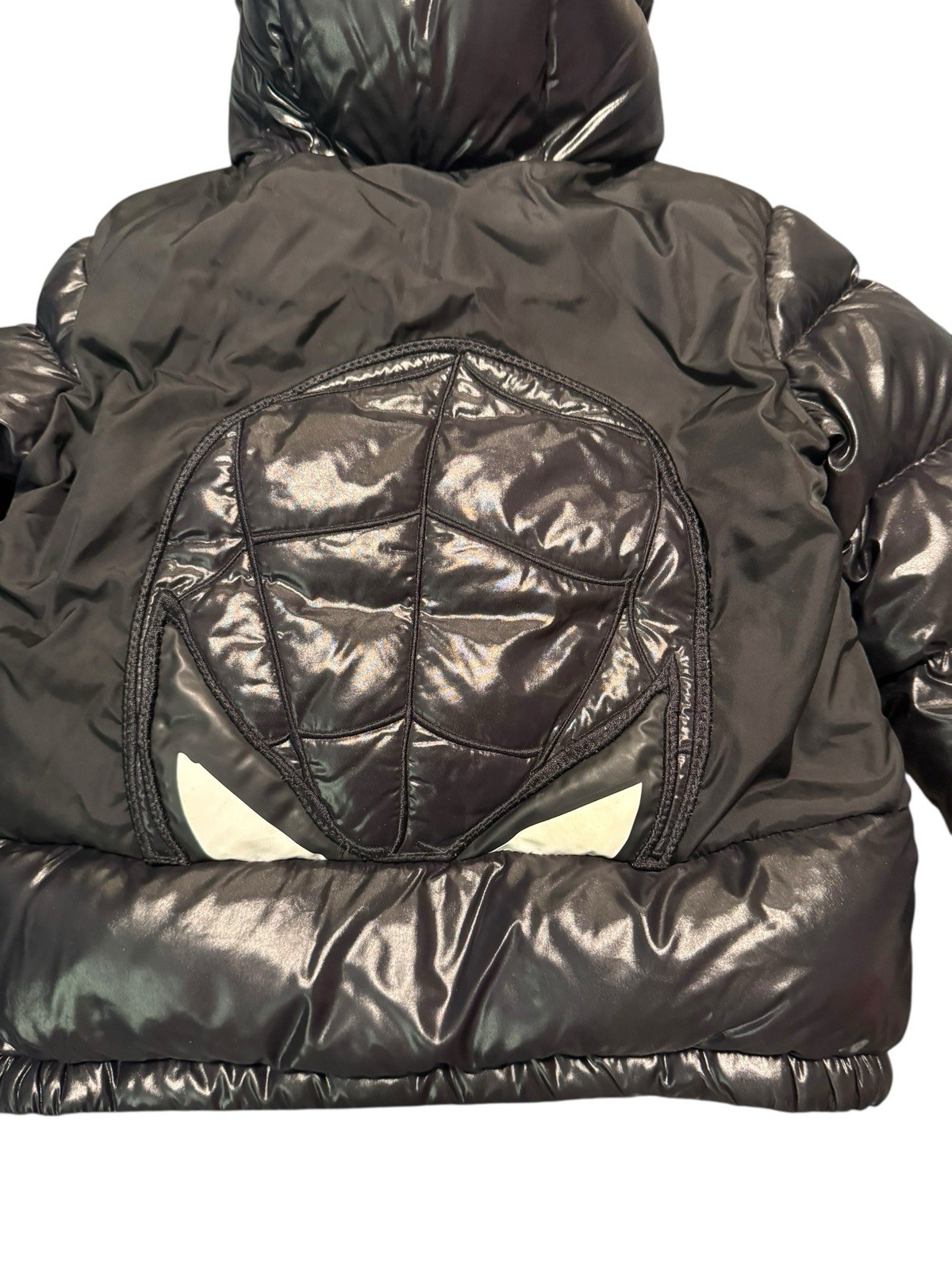Rare Moncler x Spider-Man Toddler Black Puffer Jacket 2T image 5