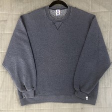 VTG Russell Athletic Sweatshirt Mens Size XL Grey Crewneck Boxy Faded Dri Power