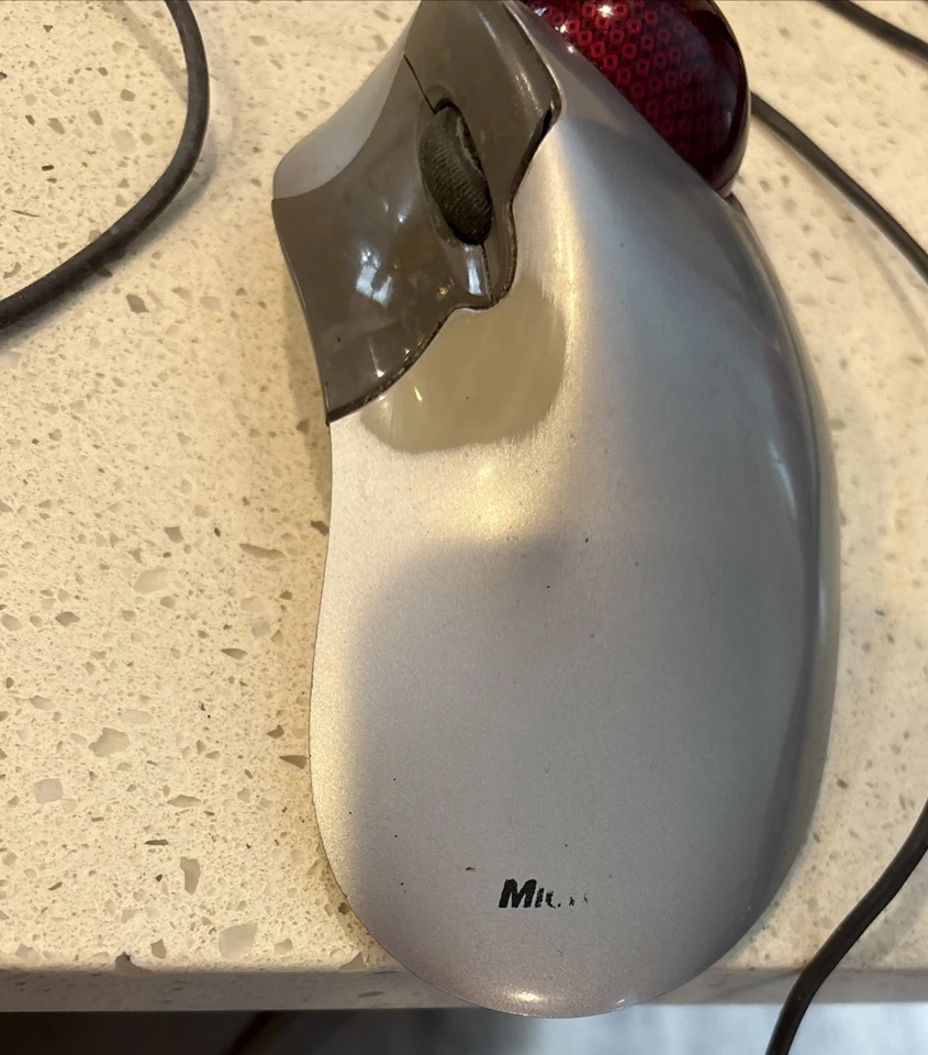Microsoft Trackball Explorer 1.0 Mouse USB - Working Condition Plenty Of Wear - Image 2 of 4