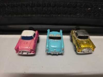 Lot Of 3 Vintage Micro Machines Mini Cars Small Toys 1980s