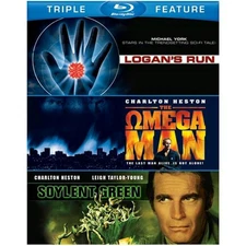 Soylent Green / Logan's Run / Omega Man Blu-ray  NEW