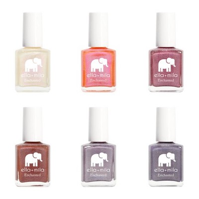 Ella + Mila Nail Polish - Enchanted B Collection, 6 Bottles, New w/o Box