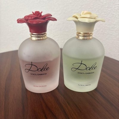 Dolce & Gabbana Rosa Excelsa Floral Drops Unisex fragrance set 75 ml each NO BOX