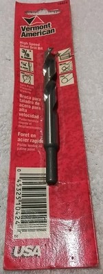 VERMONT AMERICAN 10424 3/8''×4''×1/4'' SHANK H.S.S DRILL BIT USA  