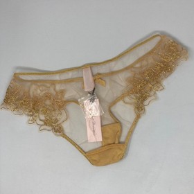 Agent Provocateur Lindie Gold Brief AP3 Medium NWT $195