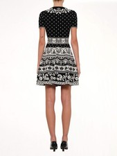 Floral Mini Dress in Black