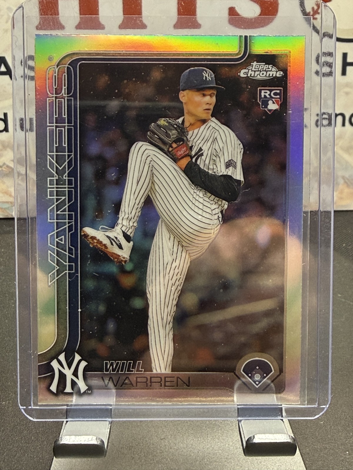 2025 Topps Chrome - Will Warren #81 Refractor (RC)