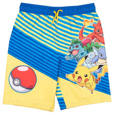 Pokemon Character Swimwear Bottoms for Boys Ages 10-12