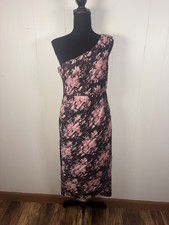 tuckernuck NWT beaux valette natatlie dress NWT size 6 pink black Evening