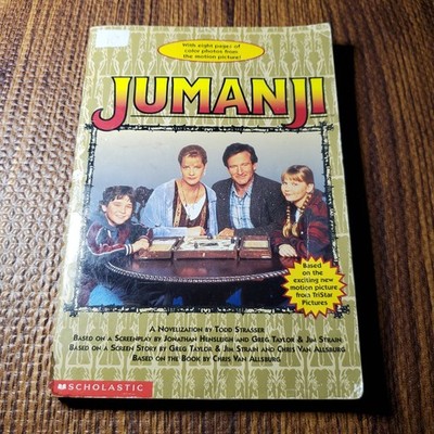 Jumanji Todd Strasser 1995 First Scholastic Printing Movie Novelization