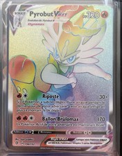 Carte Pokémon Pyrobut Vmax 194/192 Épée Bouclier Clash Rebelles EB02 FR