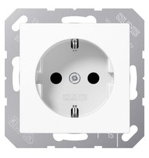 10 STÜCK JUNG Serie-A 16A 250V Schuko-Steckdose - Alpinweiß A 1520 WW