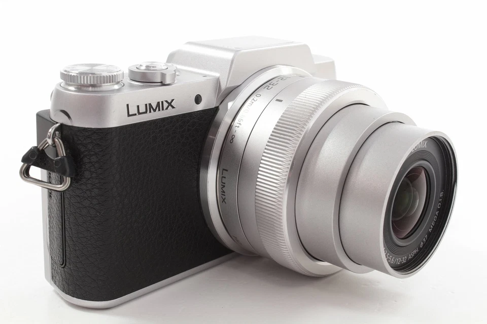 Panasonic Lumix DMC-GF7 12-32mm Kit schwarz/silber top Zustand 5100 Auslösungen, Foto 3 von 5