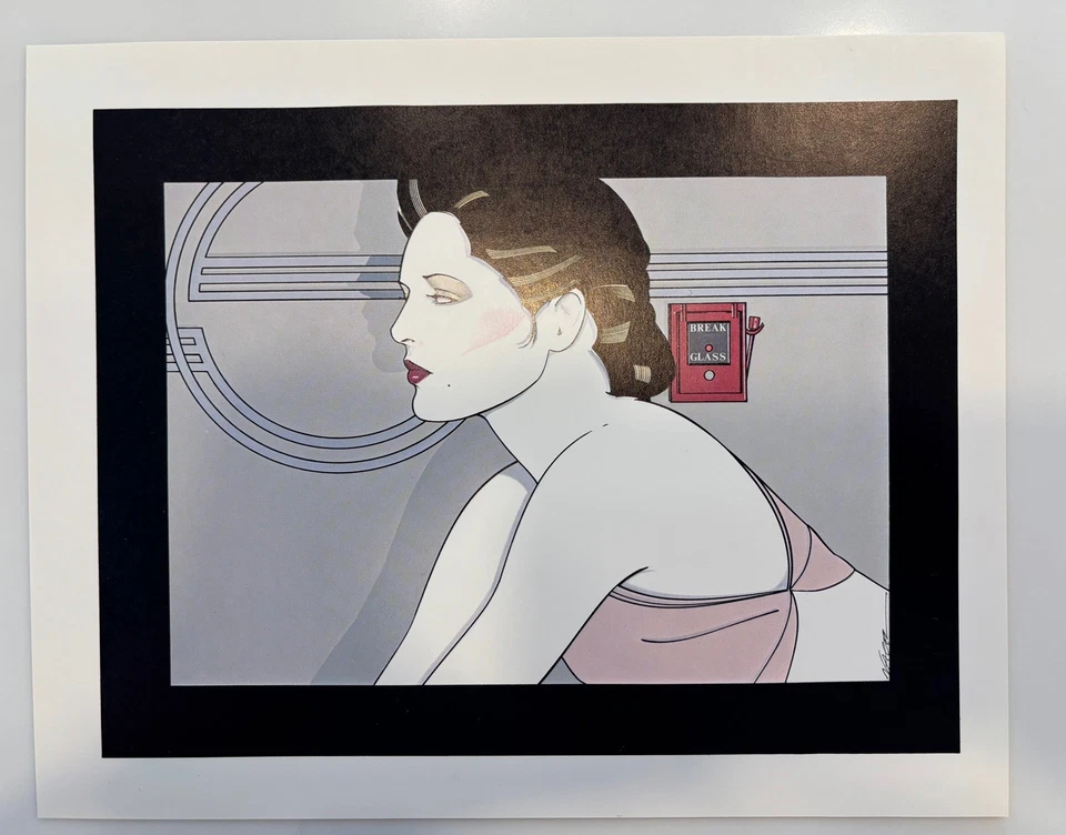 Patrick Nagel's "ITT Cannon" the "Deco Suite" finales de los 70 4 impresiones paquetes originales Foto 3 de 4