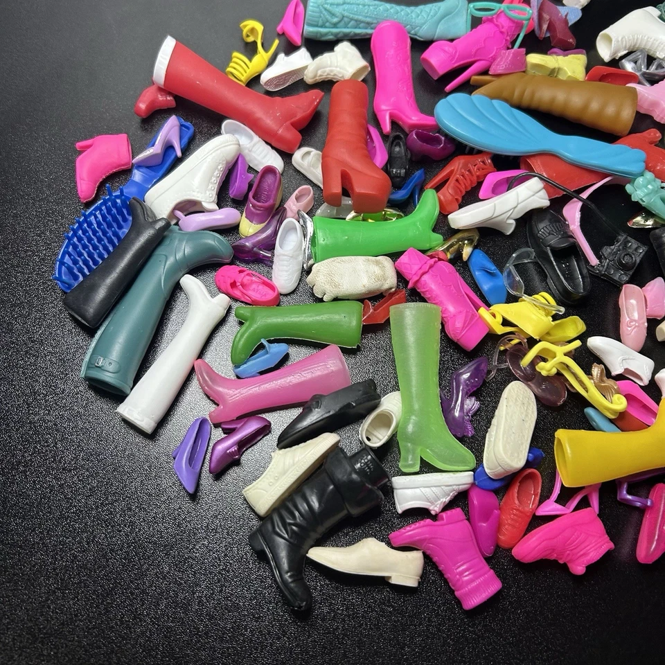 Vintage to NOW~ Barbie Ken & Friends ~BOOTS & SHOES Lot A~ Pairs Singles DAMAGED - Image 2 of 4