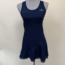 Adidas Stella McCartney Dress Barricade Tennis Mesh Sleeveless Blue S Pickleball