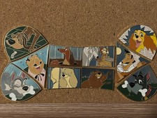 Disney Lady & The Tramp 70th Anniversary Bone Pin Set -You Pick