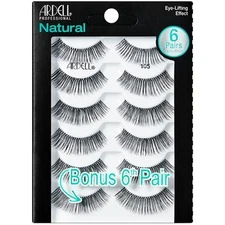 Ardell Natural Eyelash, 105 Black, 6 Pairs