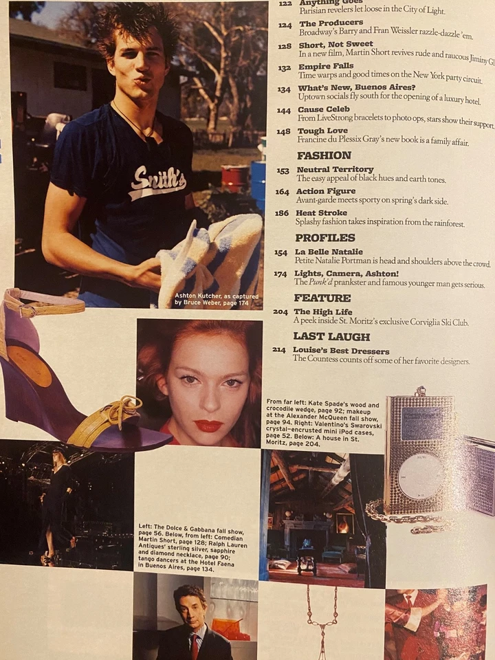 NATALIE PORTMAN w ASHTON KUTCHER Charles & camilla MADONNA linda evangelista PAM - Image 3 of 4