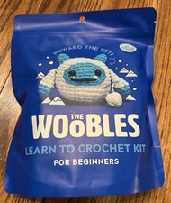 The Woobles Howard the Yeti Crochet Kit Hook For Beginners Yarn Craft Rare NEW