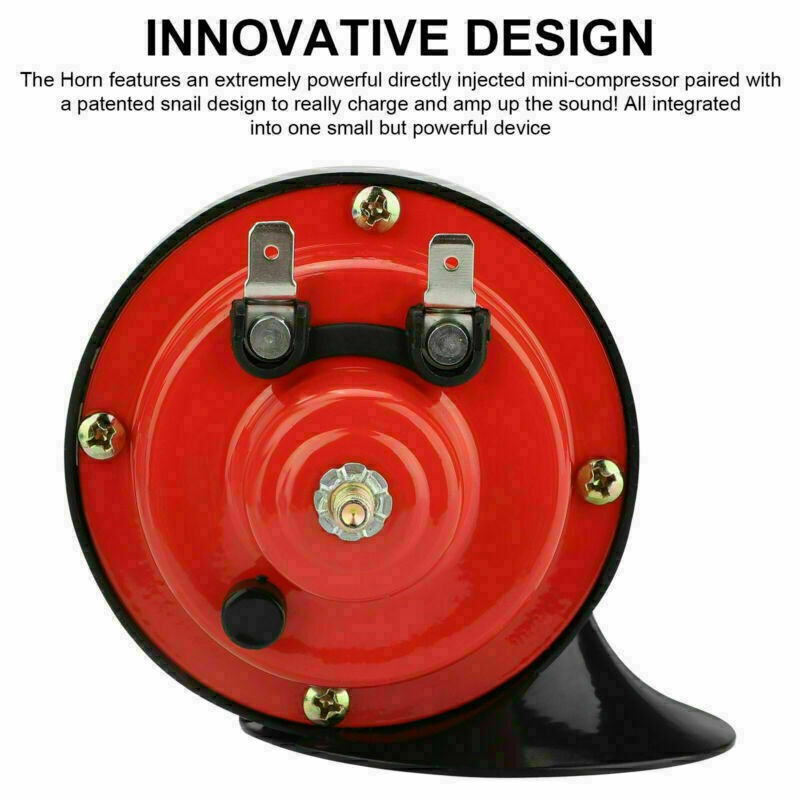 Latest 12V 300DB POWER Loud Train Horn Waterproof Motorcycle Car Truck SUV Bo