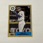 Julio Rodriguez 2022 Topps Update '87 Topps Insert Rookie #87TBU44 Mariners