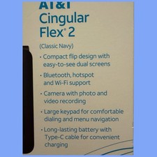 AT&T ATT Cingular Flex 2 Prepaid Phone NIB