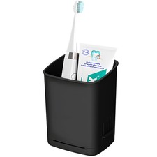 Toothbrush Holder Cup Wall Mounted Drill-Free for Bathroom Shower Electric To...