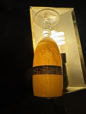 Glassware Horchow Italian Glass Set of Four  Royal Blue & Gold Cobalt Stemware