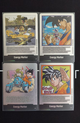 Bandai Dragon Ball Super Card Game Energy Marker Full Art English Lot 4 E-71