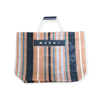 Vintage Marni Market Tote Bag Nylon Mesh Basket Limited Edition