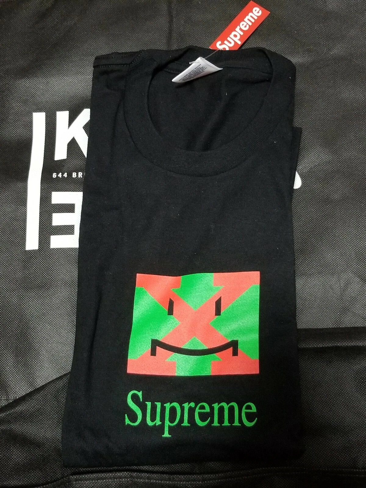 Brand New Black Supreme X Tee S/S 2013 Sz Medium